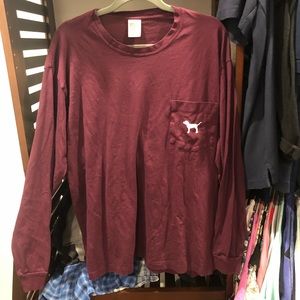 PINK long sleeved shirt